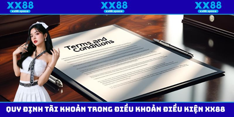 Quy định tài khoản trong điều khoản điều kiện XX88